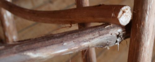 Laying down the Bones; making a rustic chair